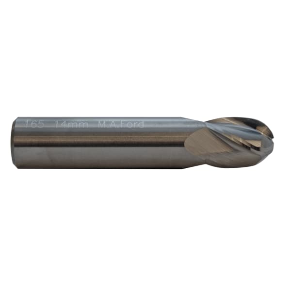 Tuffcut Gp 4 Flute Ball Nose End Mill Stub, 20.0Mm